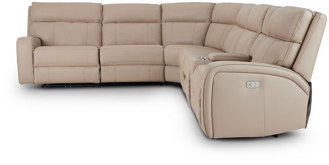 Rhett Taupe Micro Large Two-arm Power Reclining Sectional (4)