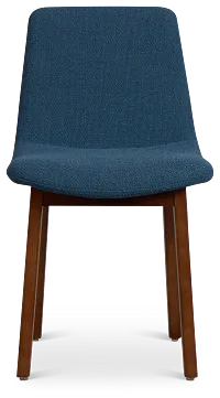Hamilton Dark Blue Fabric Upholstered Side Chair