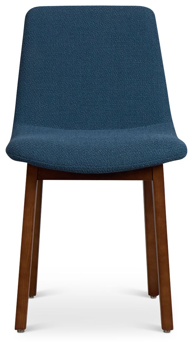 Hamilton Dark Blue Fabric Upholstered Side Chair