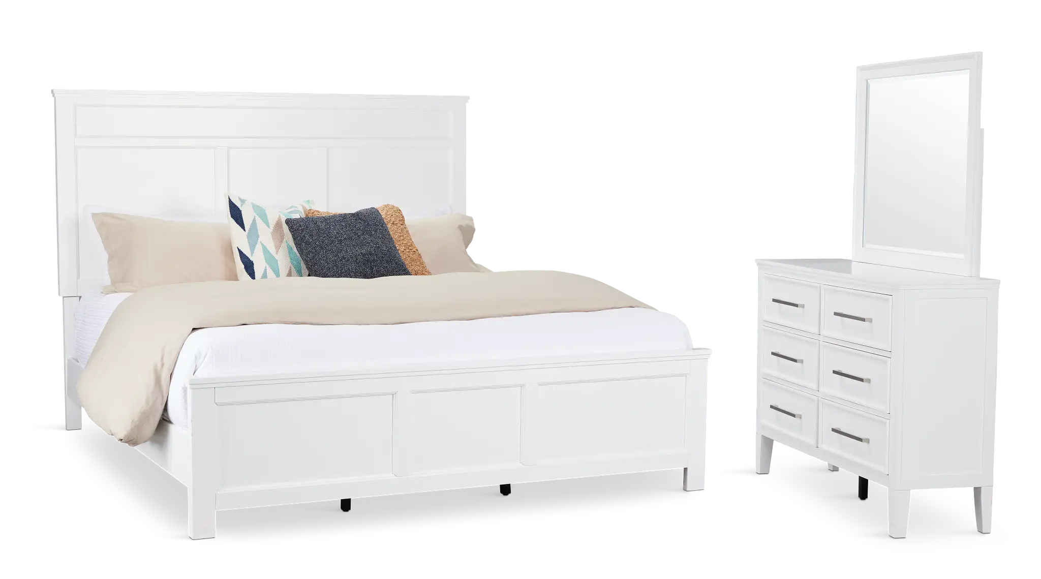 Seabrook White Small Panel Bedroom Seabrook White Small Panel Bedroom