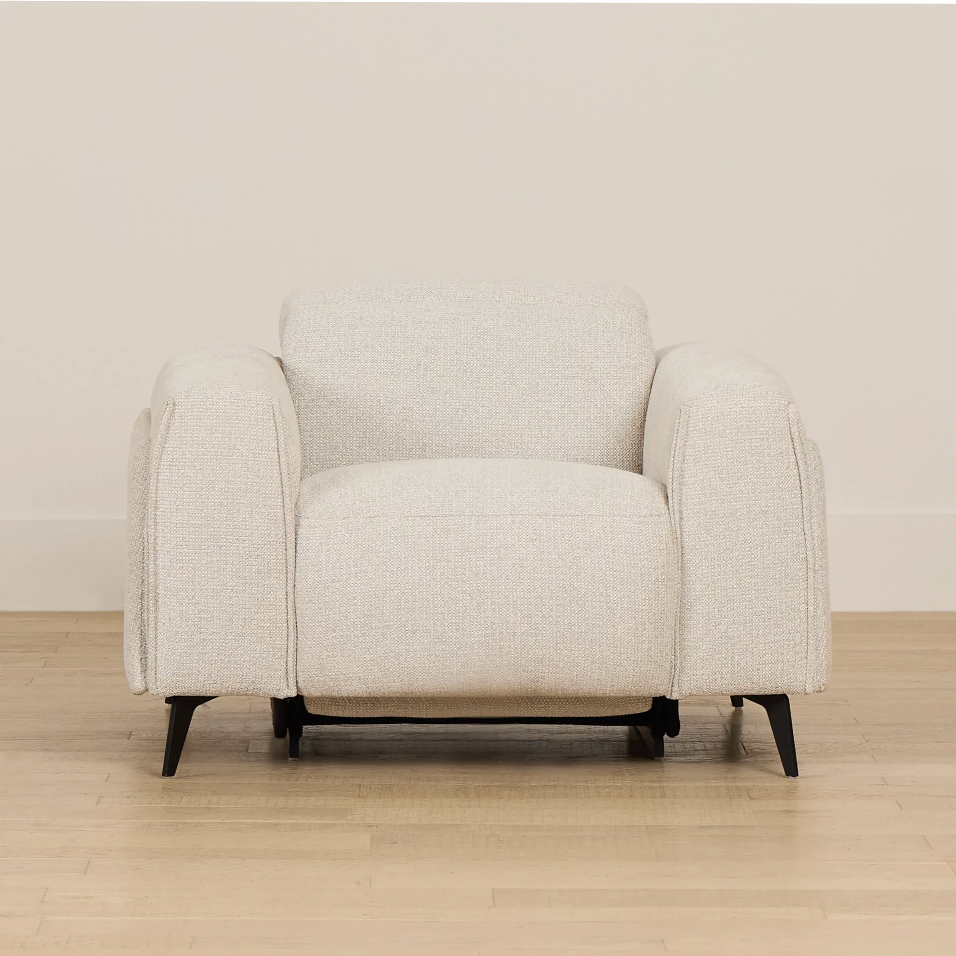 Reyna Light Beige Fabric Power Recliner