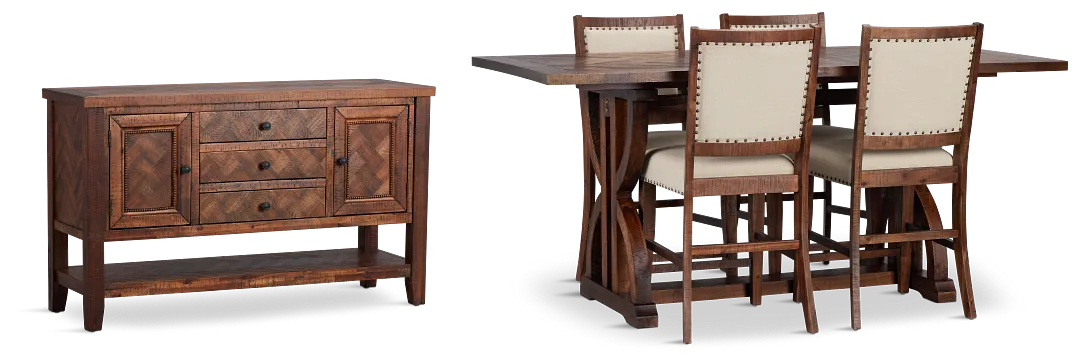 Joplin Dark Tone High Dining Room