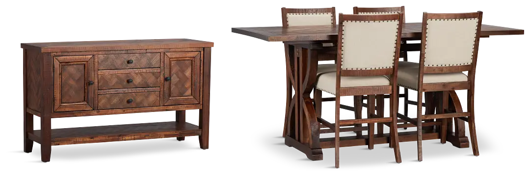 Joplin Dark Tone High Dining Room Joplin Dark Tone High Dining Room