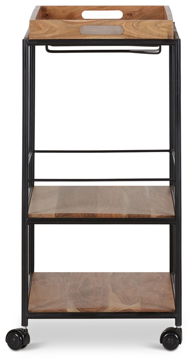 Margo Rectangular Metal Bar Cart