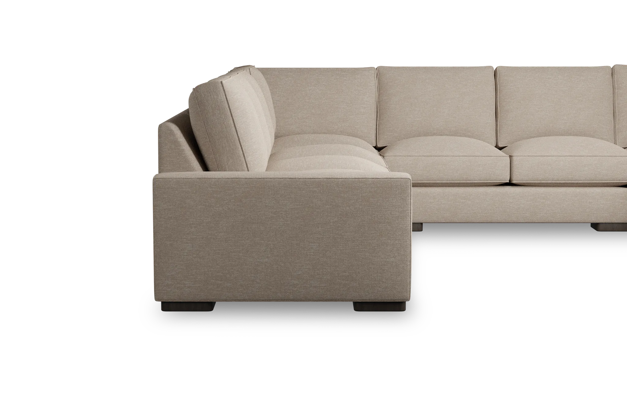 Edgewater Victory Taupe Large Right Chaise Sectional