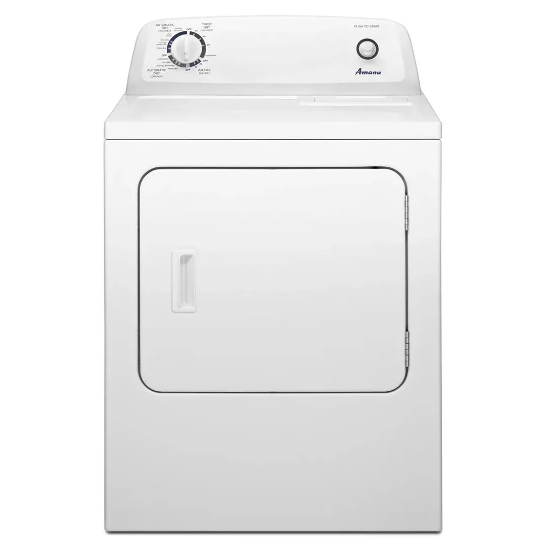 Amana 4655 Series White Front Load Electric Dryer