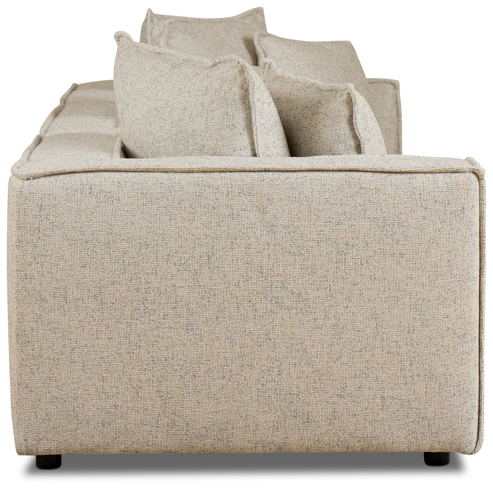 Tatum Beige Fabric 3-piece Modular Sofa