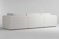 Destin Maguire Ivory Fabric 3-piece Modular Sofa