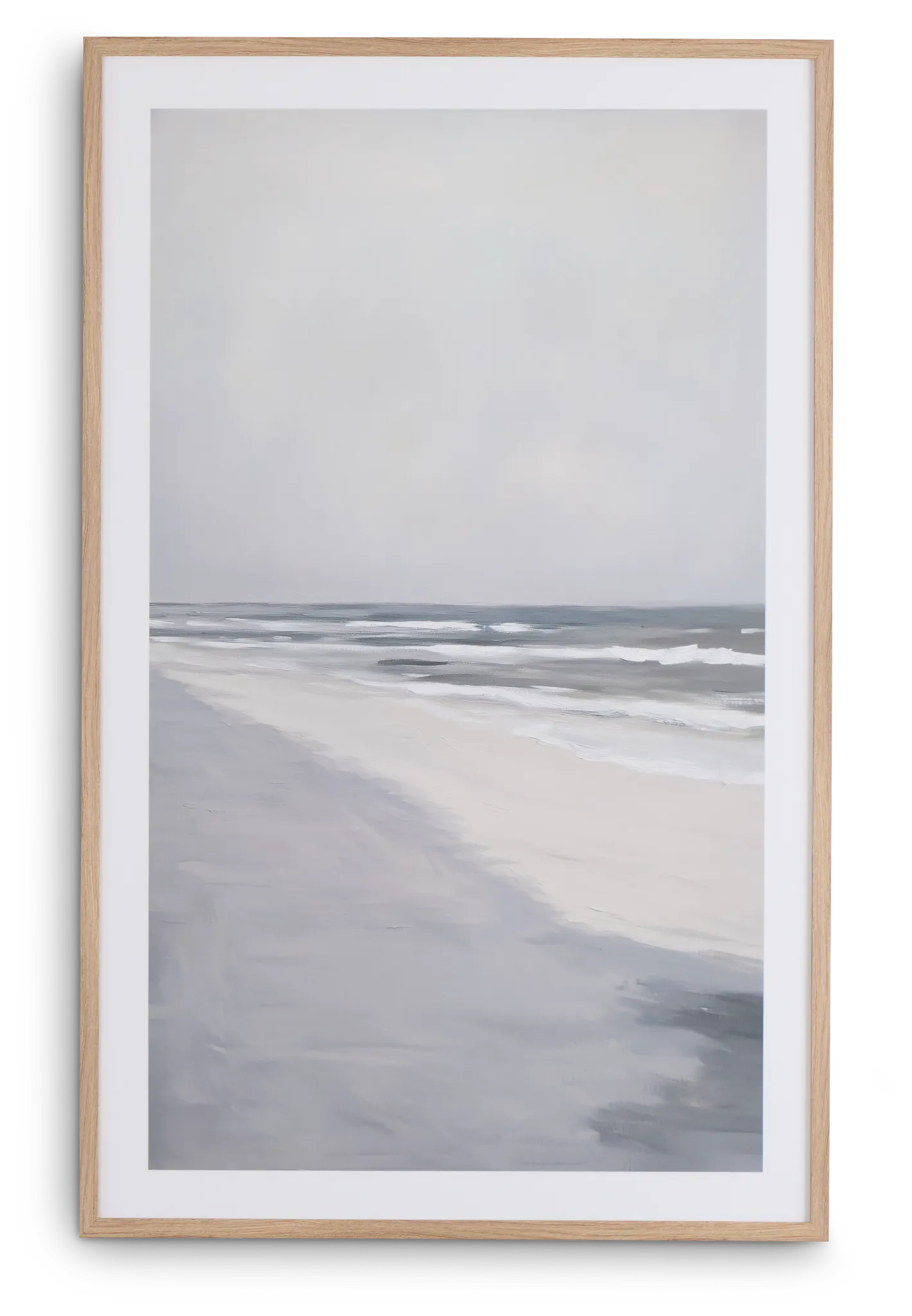 Bertha Light Blue Framed Wall Art