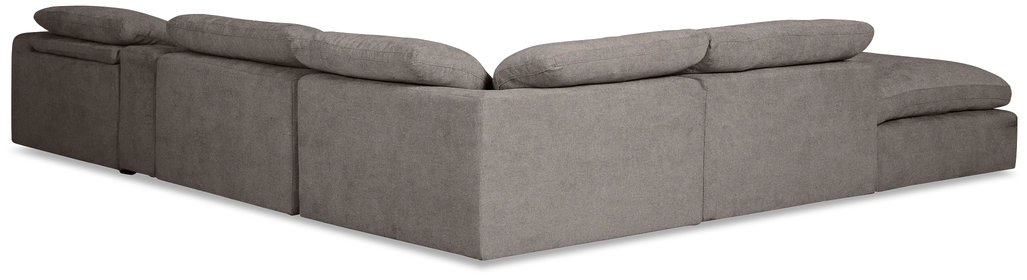 Drift Dark Gray Fabric Large Left Bumper Power Reclining Sectional