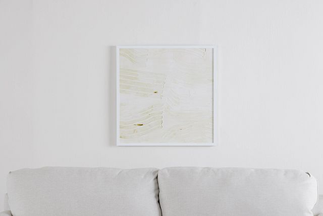 Mya White Framed Wall Art