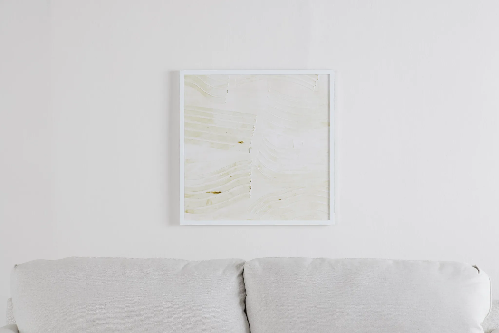 Mya White Framed Wall Art