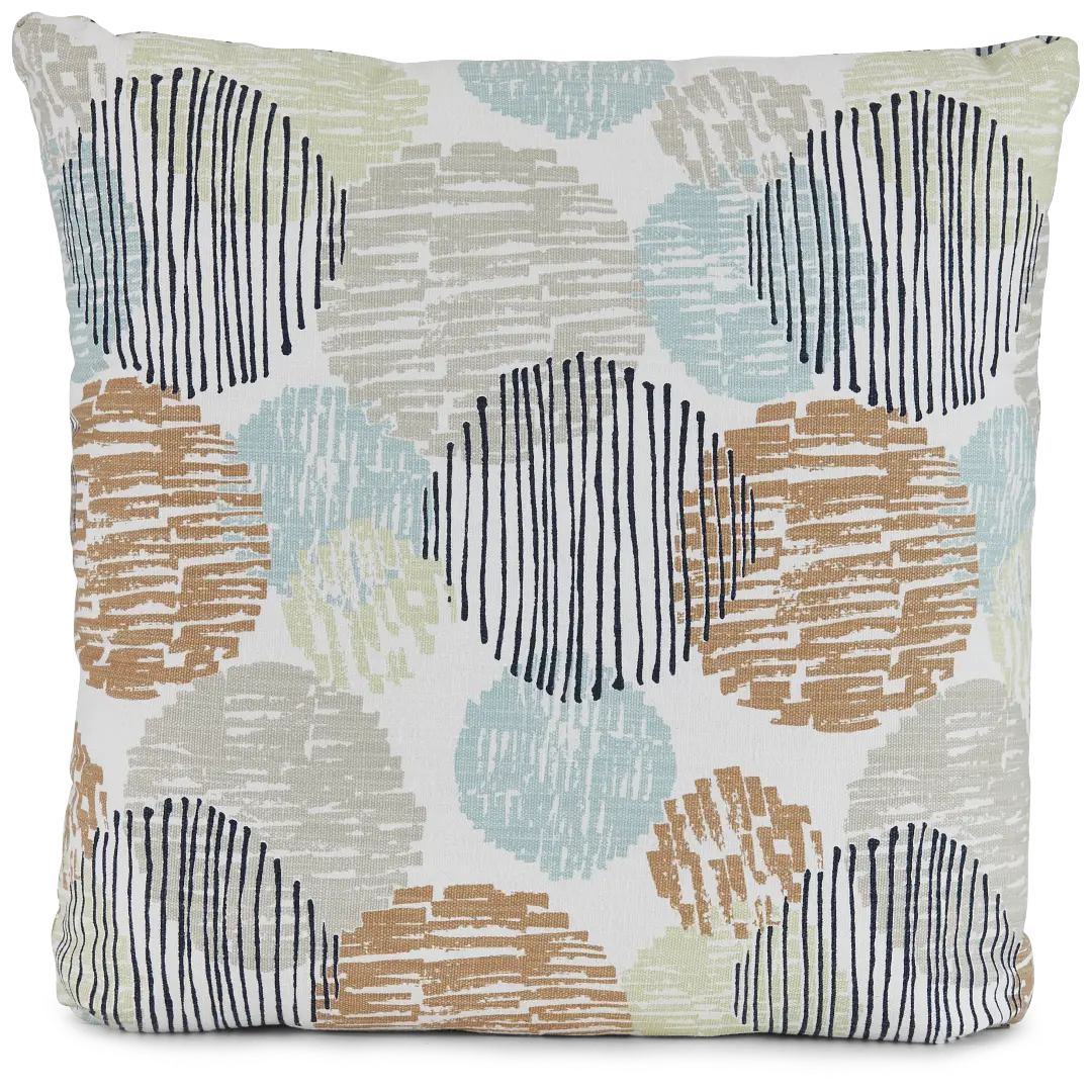 Depth Dark Blue 18" Accent Pillow Depth Dark Blue 18" Accent Pillow