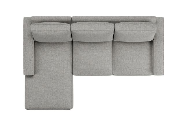 Edgewater Victory Gray Left Chaise Sectional