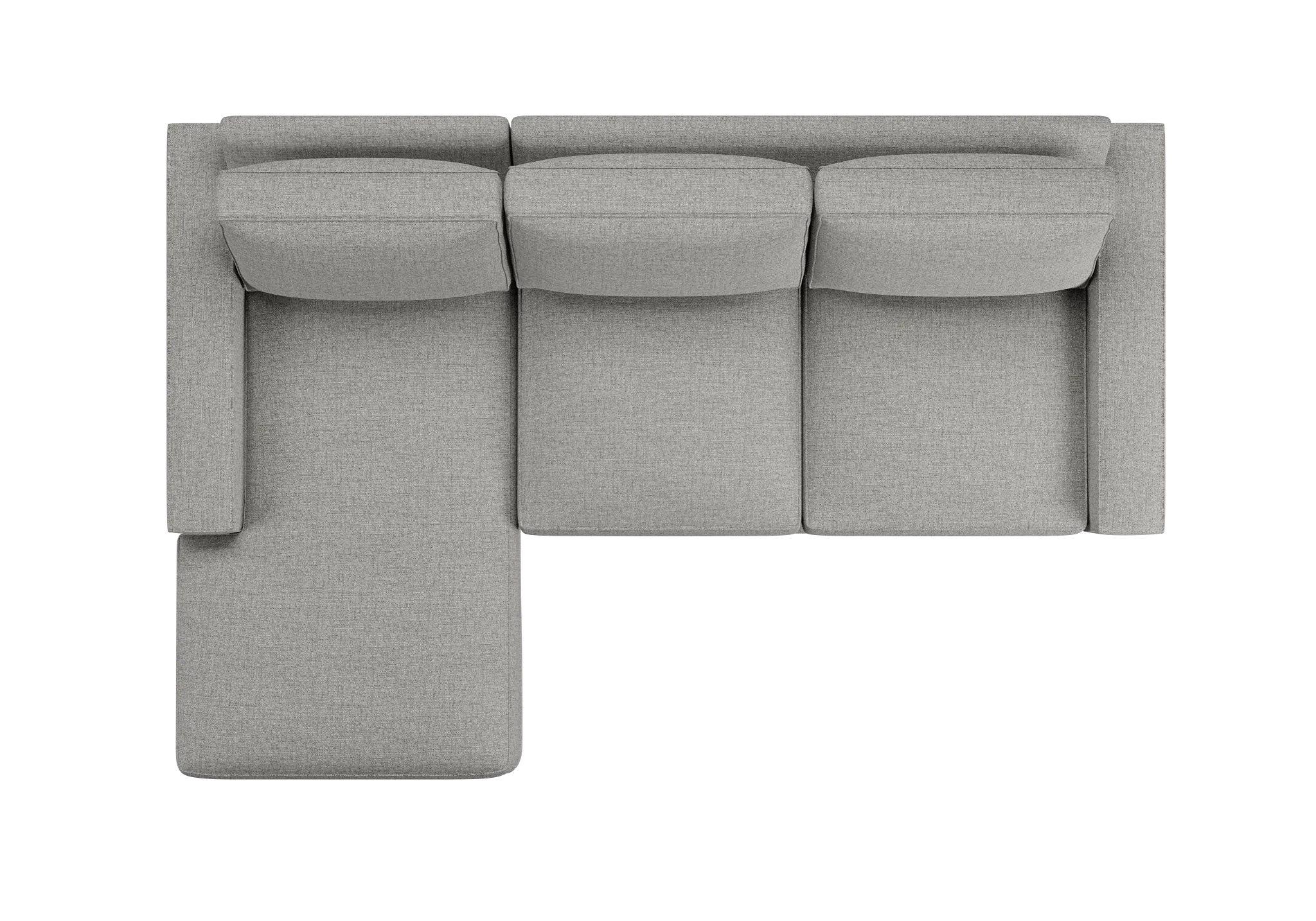 Edgewater Victory Gray Left Chaise Sectional