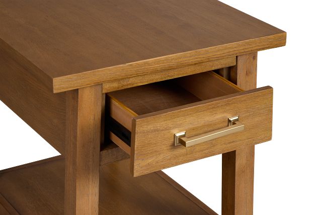 Provo Mid Tone Storage End Table