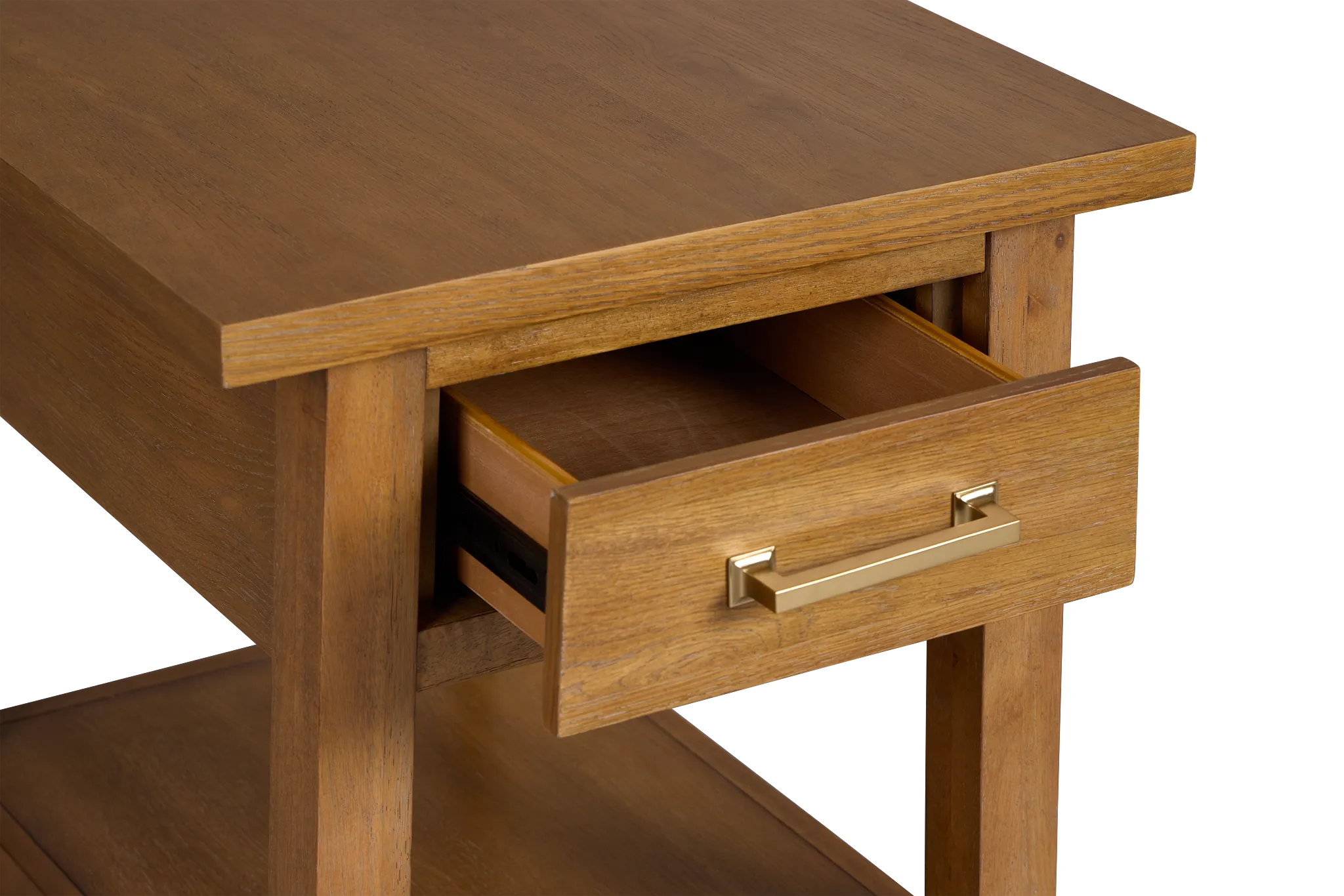 Provo Mid Tone Storage End Table