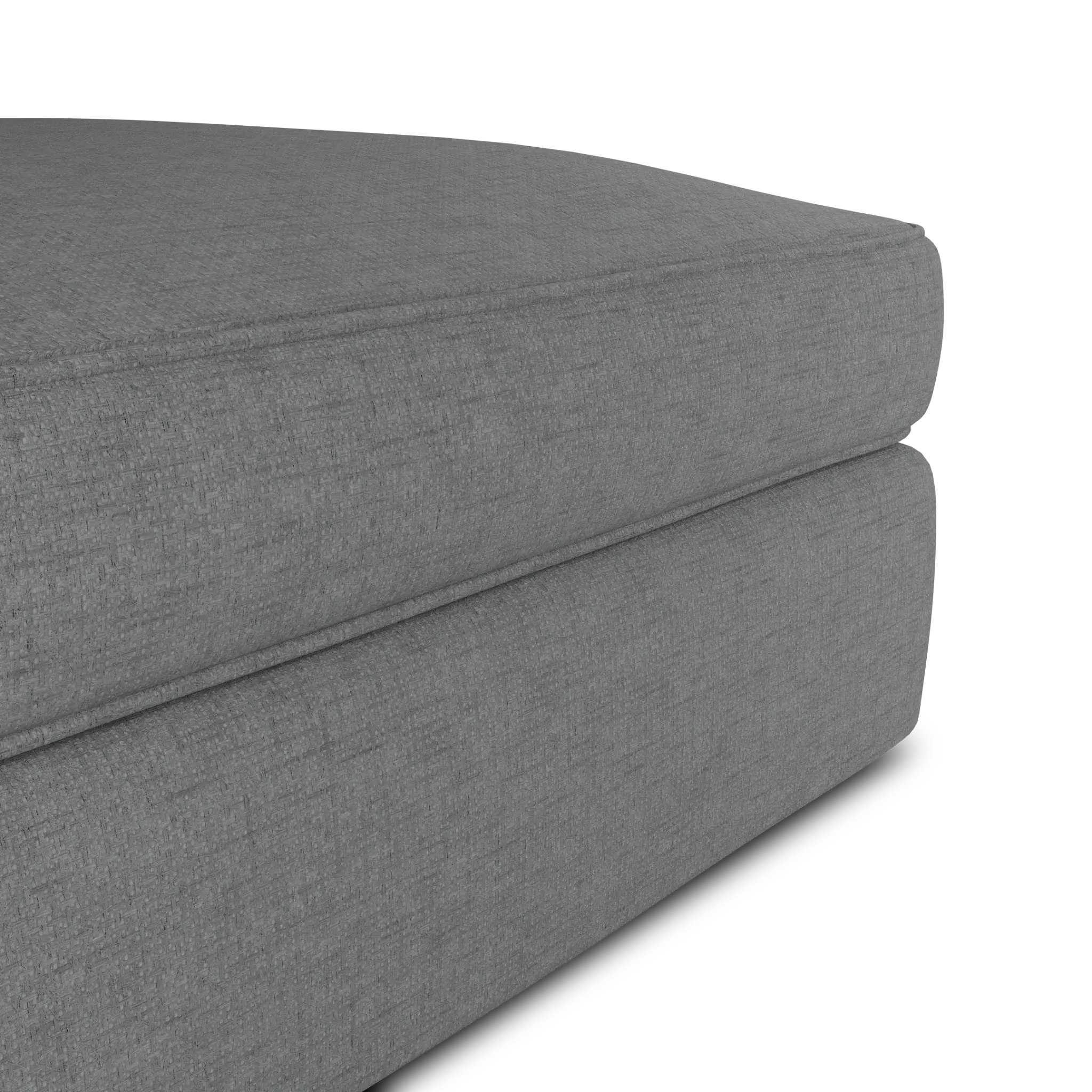 Siesta Suave Gray Fabric Ottoman Siesta Suave Gray Fabric Ottoman