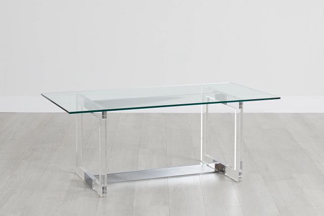 Denmark Acrylic Rectangular Coffee Table
