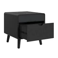 Rupin Black Square End Table