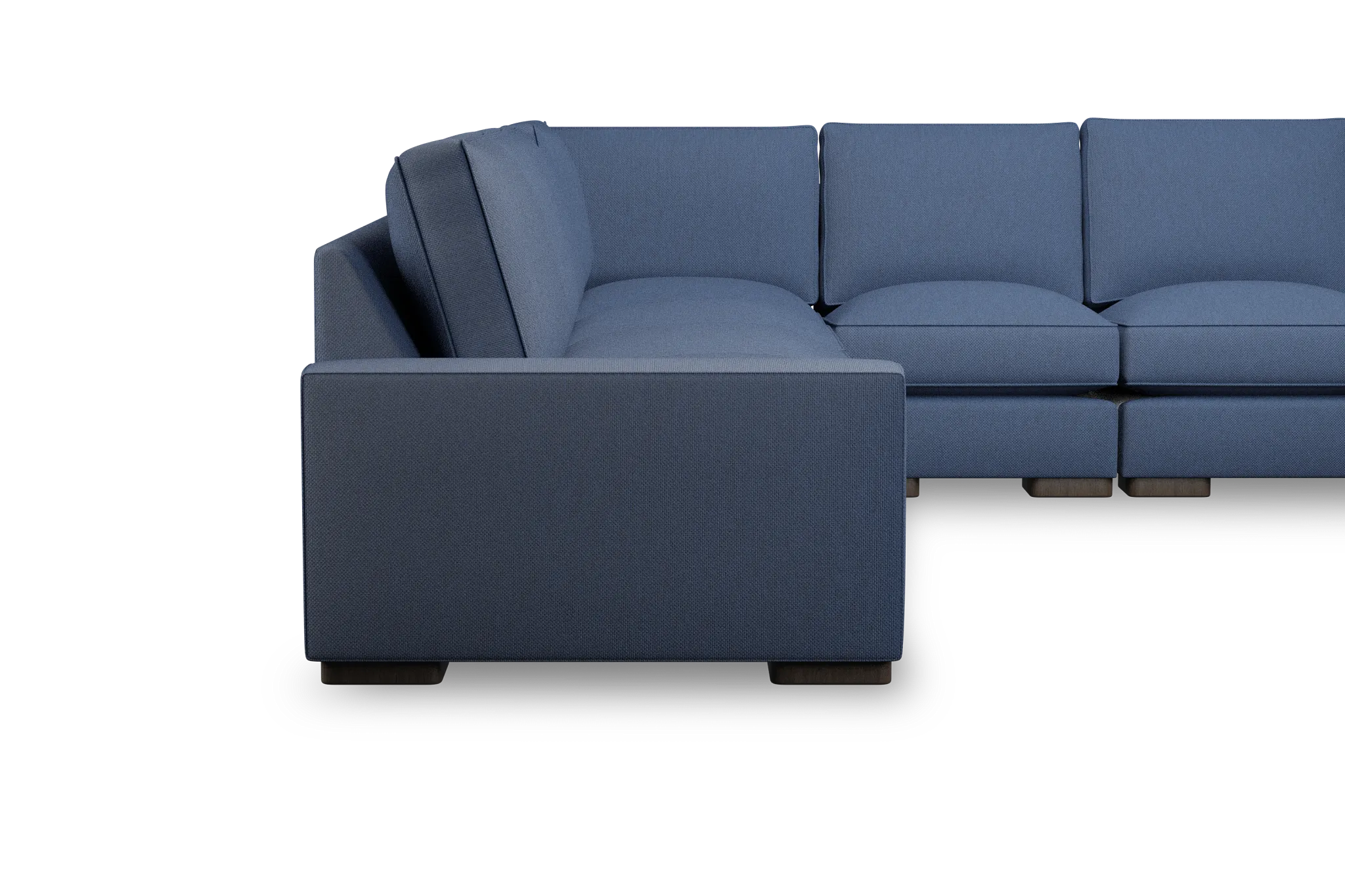 Edgewater Revenue Dark Blue Large Two-arm Sectional