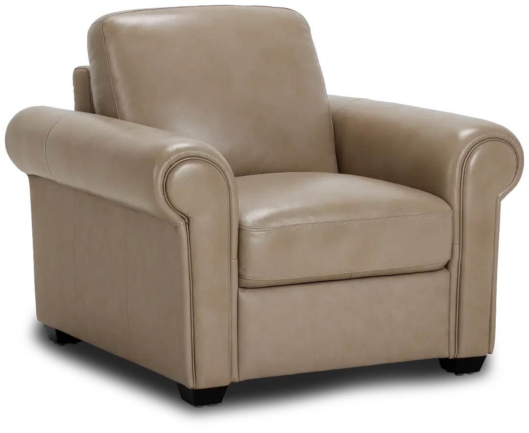 Lincoln Taupe Lthr/vinyl Chair Lincoln Taupe Lthr/vinyl Chair