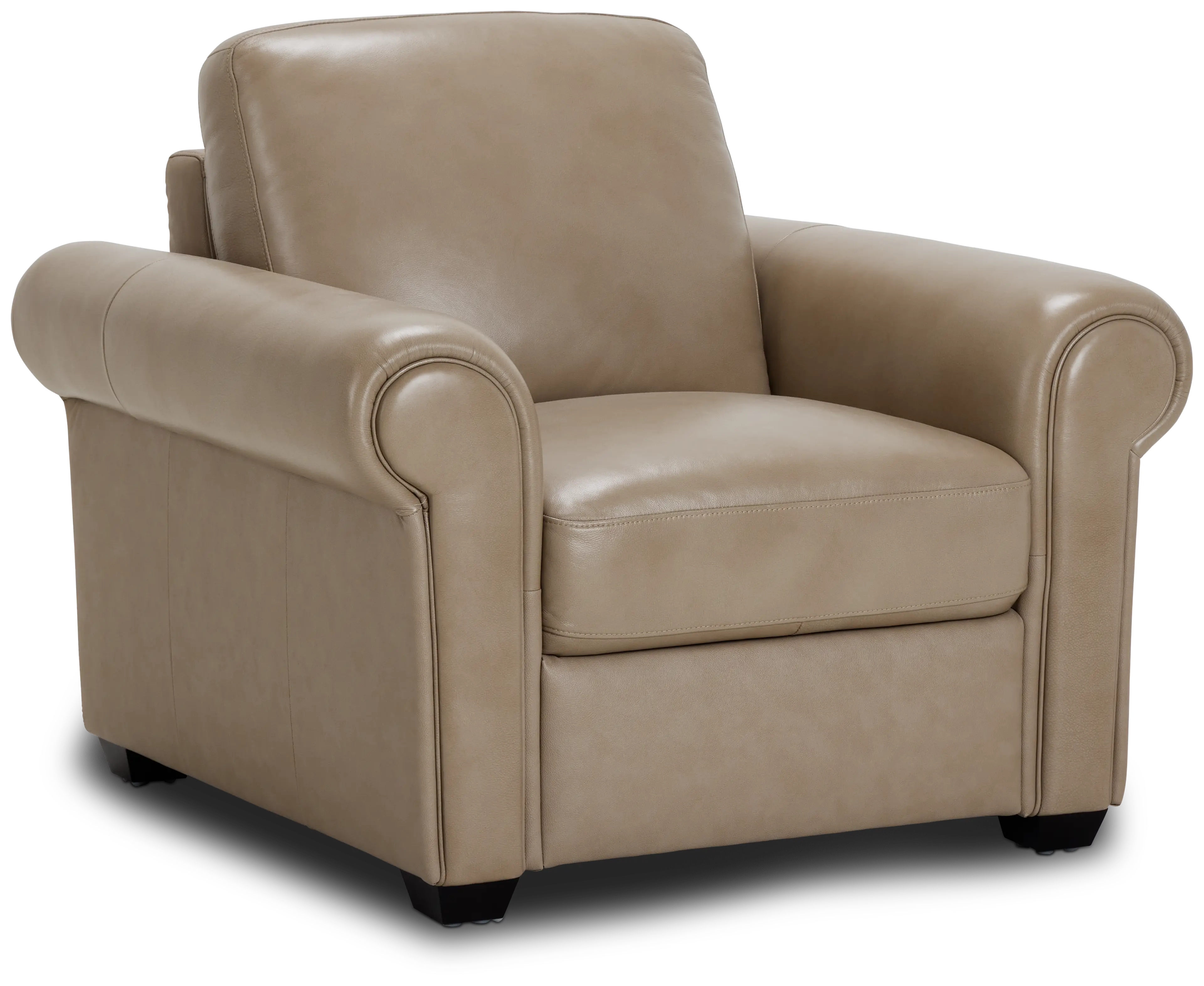 Lincoln Taupe Lthr/vinyl Chair Lincoln Taupe Lthr/vinyl Chair