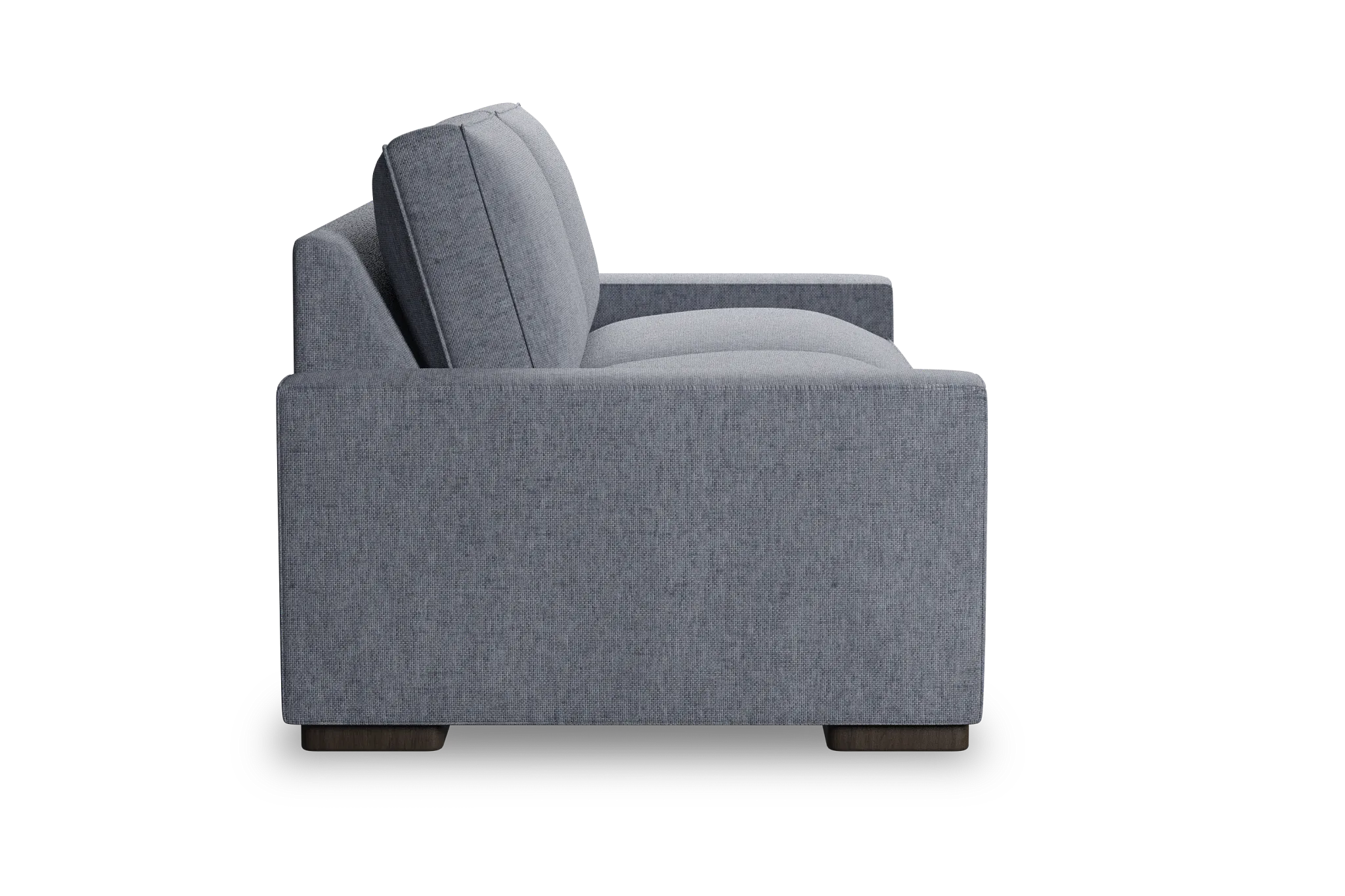 Edgewater Elevation Gray 84" Sofa W/ 2 Cushions