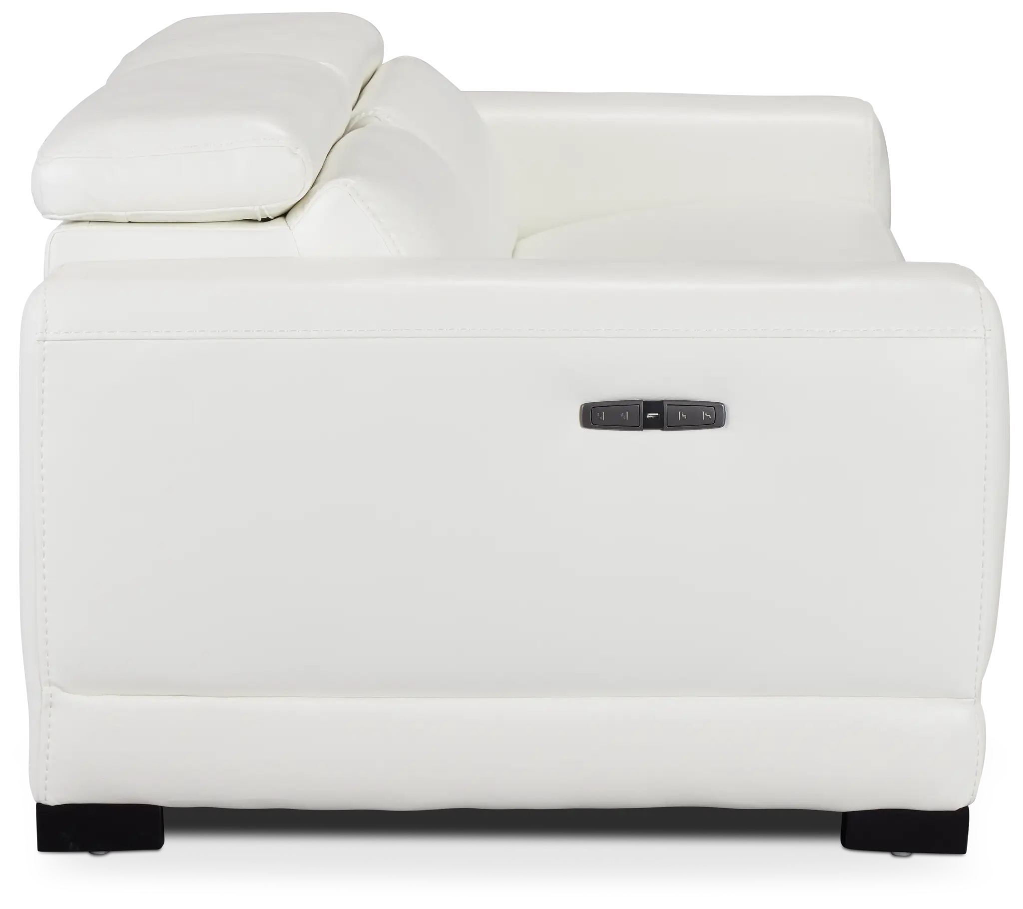 Lombardy White Micro Power Reclining Sofa Lombardy White Micro Power Reclining Sofa