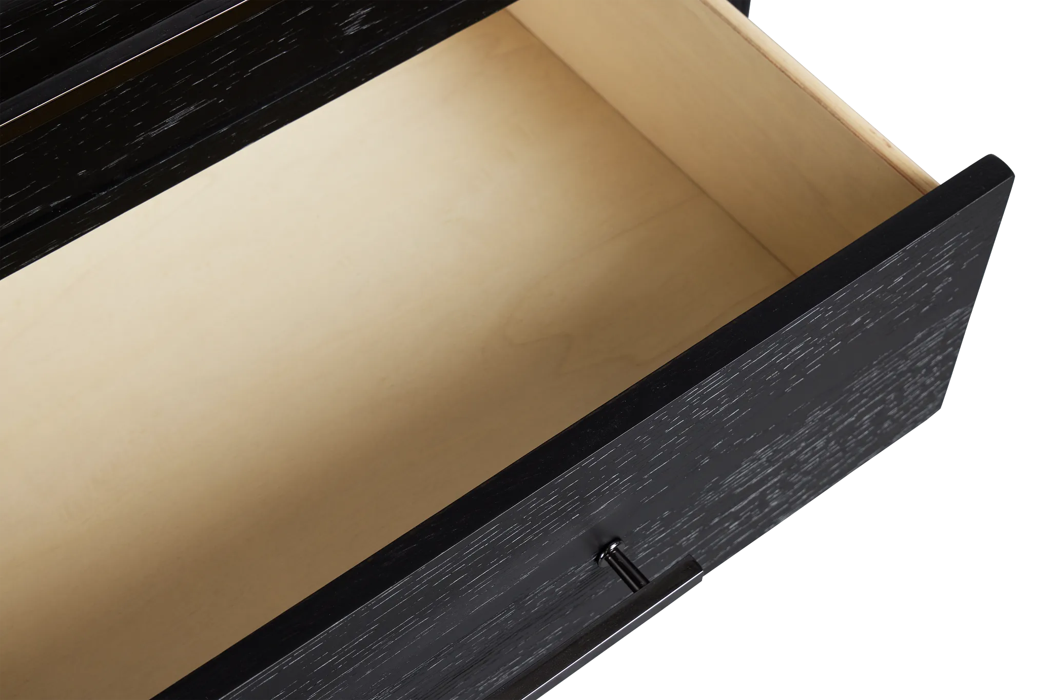 Alden Black Dresser & Mirror