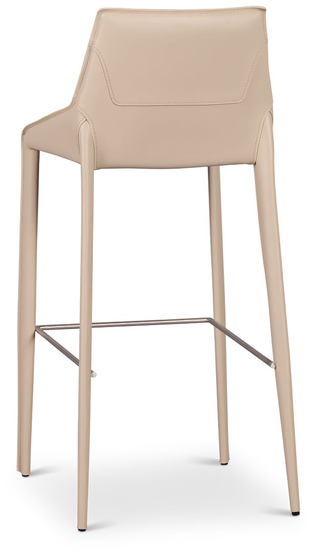 Wayne Light Beige 30" Upholstered Barstool
