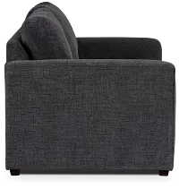 Maxie Dark Gray Micro Loveseat