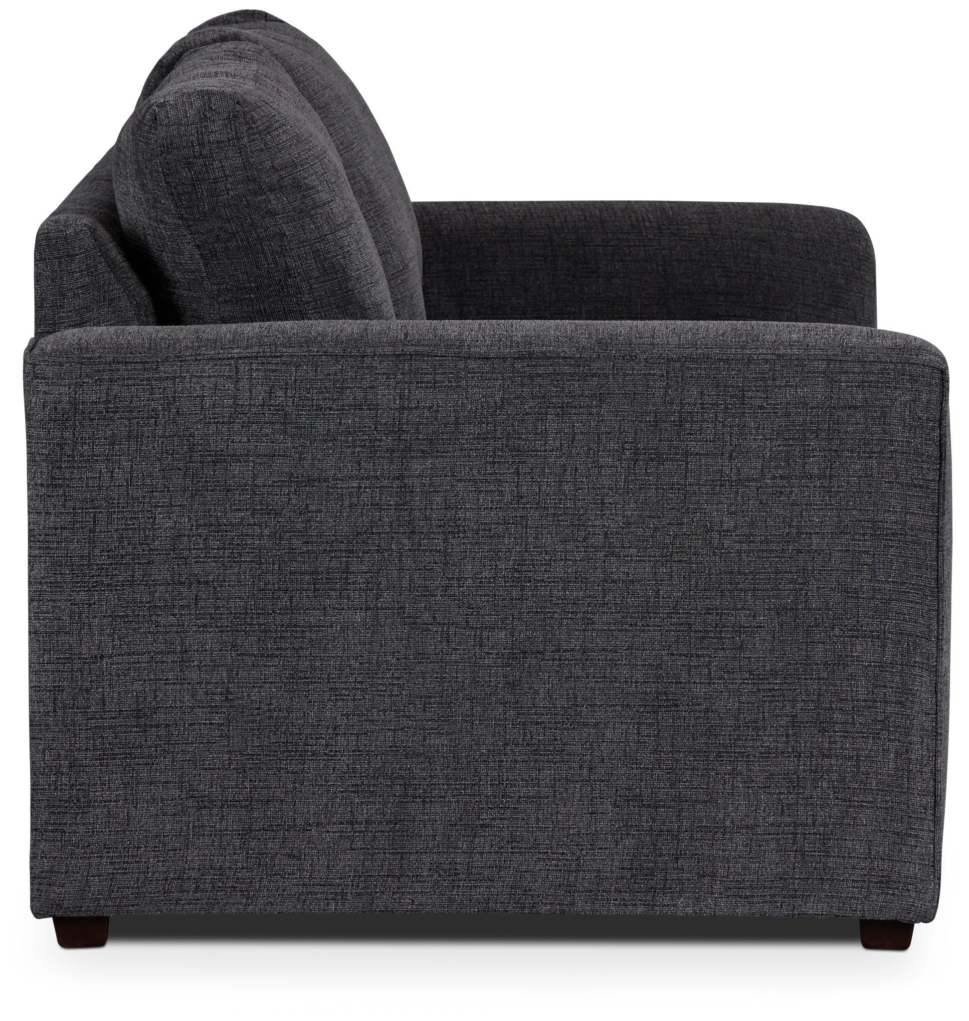 Maxie Dark Gray Micro Loveseat Maxie Dark Gray Micro Loveseat
