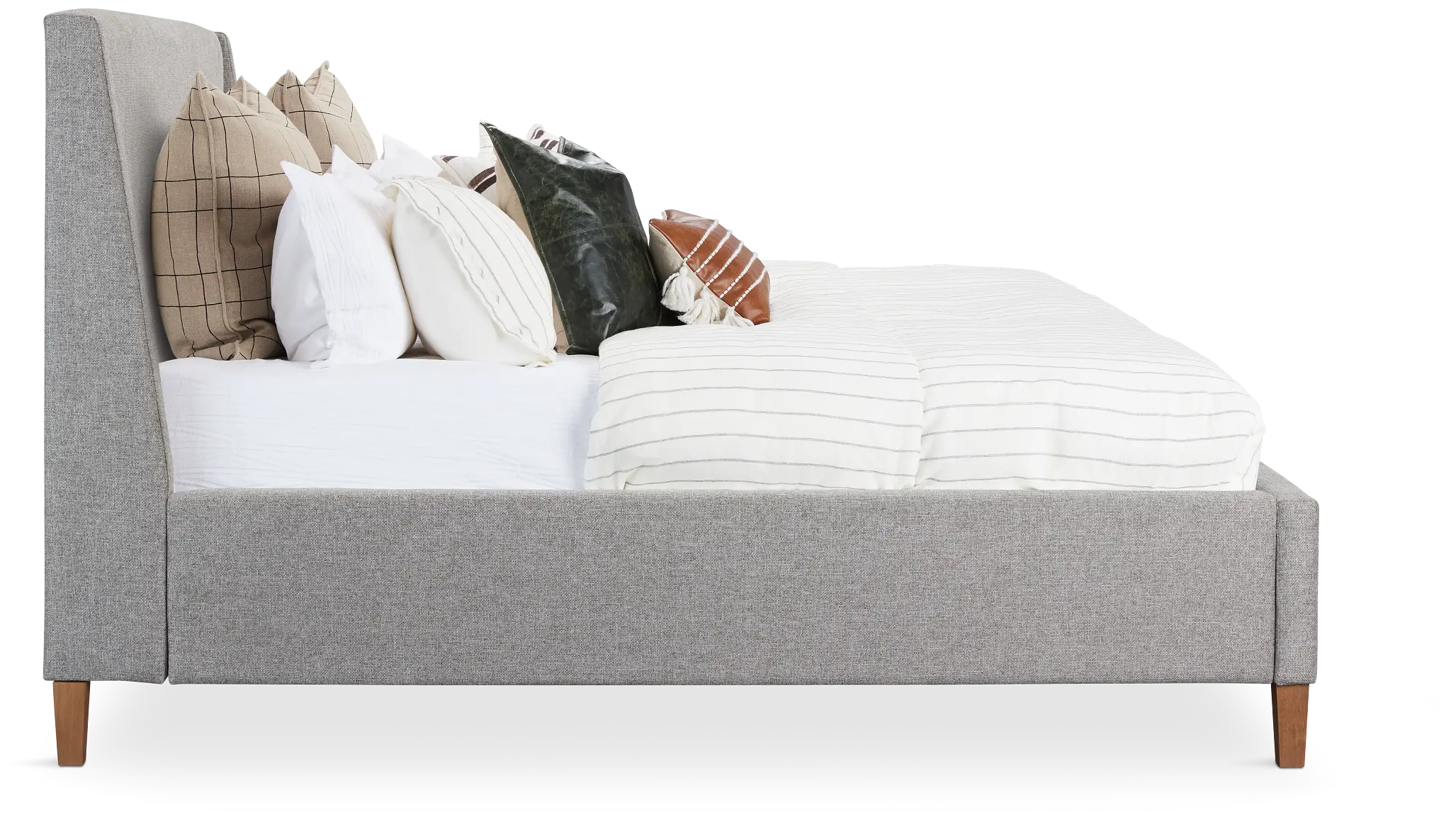 Provo Gray Uph Panel Bed Provo Gray Uph Panel Bed