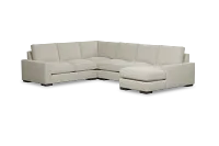 Edgewater Suave Beige Medium Right Chaise Sectional