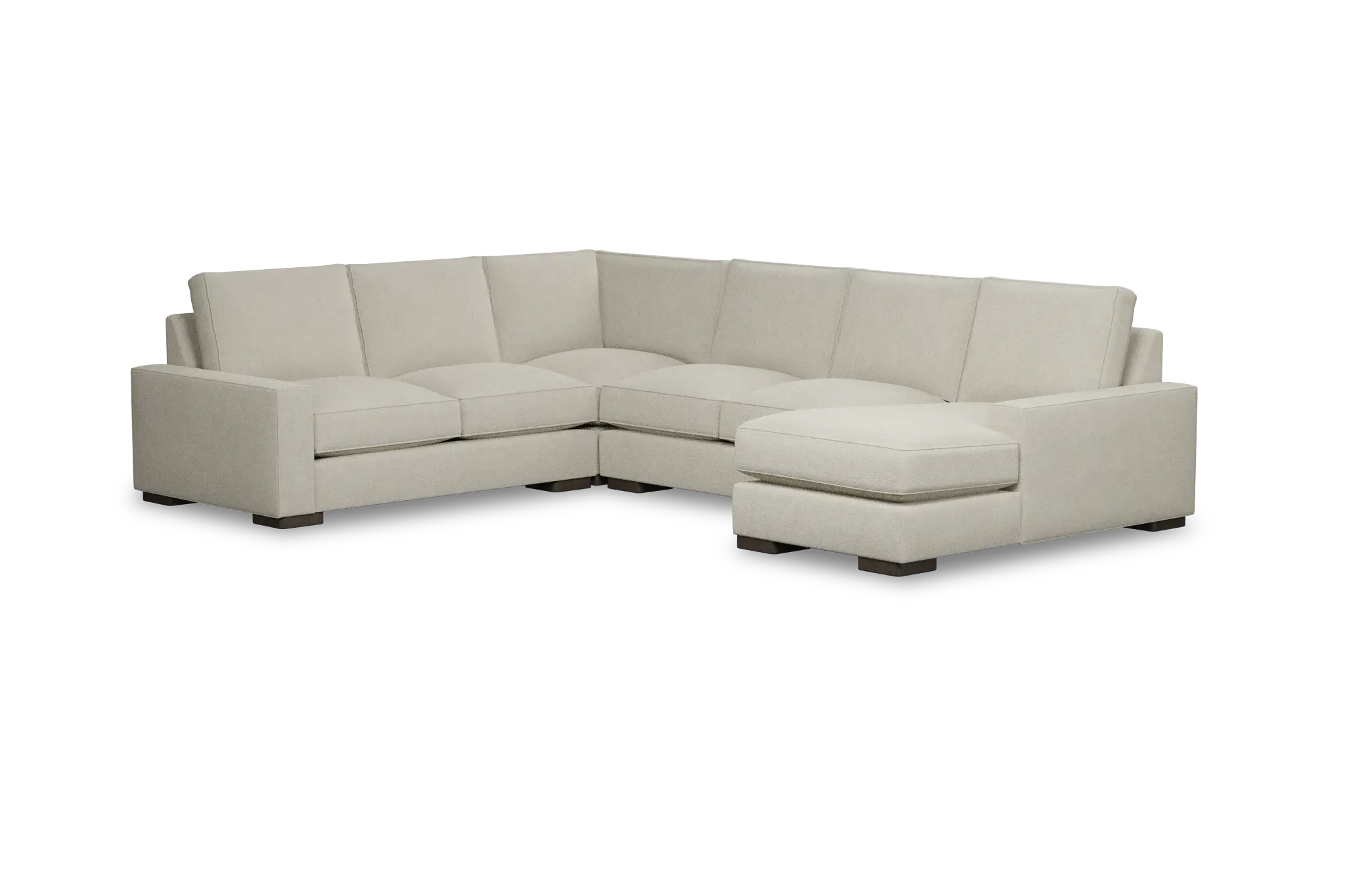 Edgewater Suave Beige Medium Right Chaise Sectional Edgewater Suave Beige Medium Right Chaise Sectional