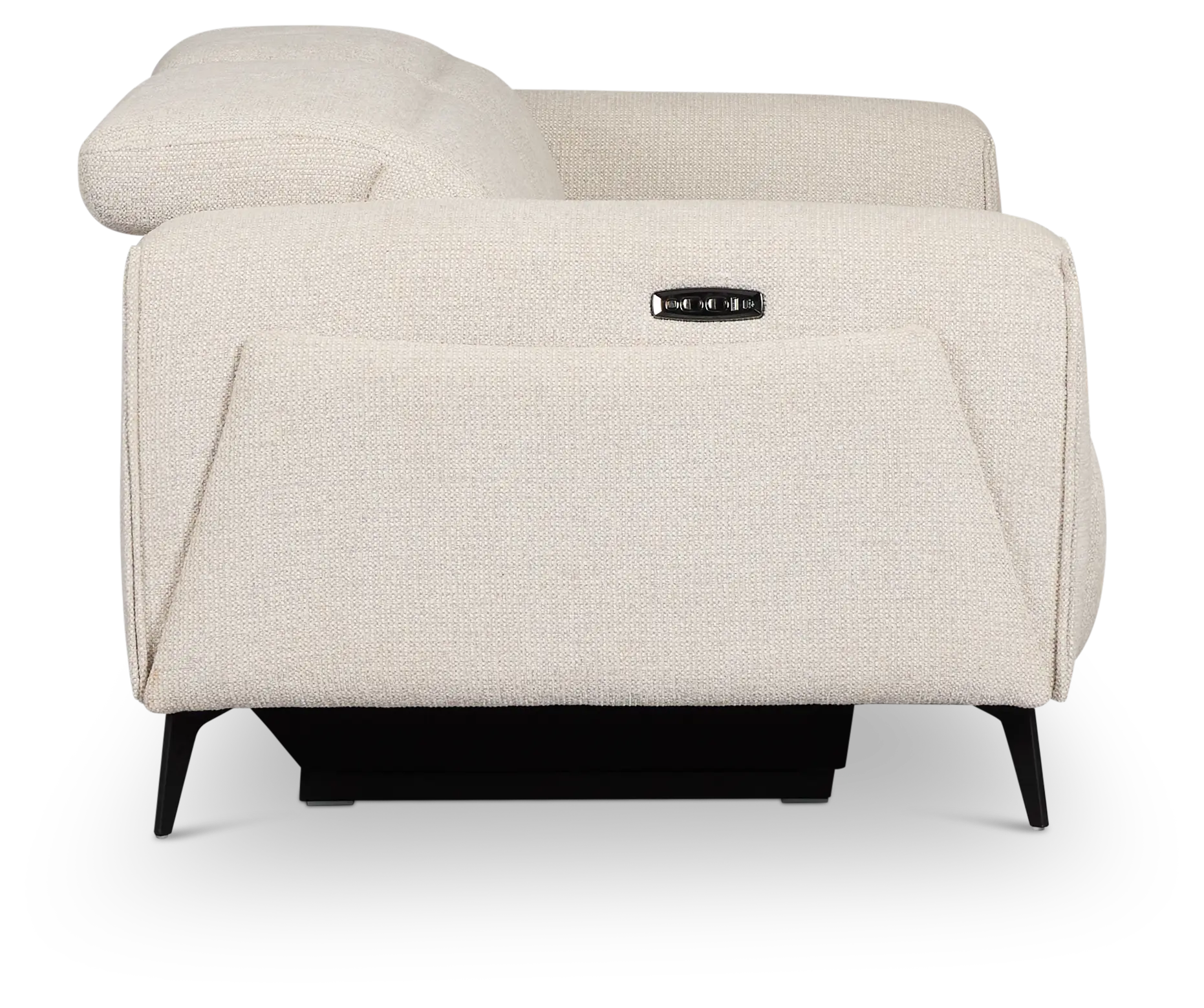 Reyna Light Beige Fabric Power Reclining Sofa Reyna Light Beige Fabric Power Reclining Sofa