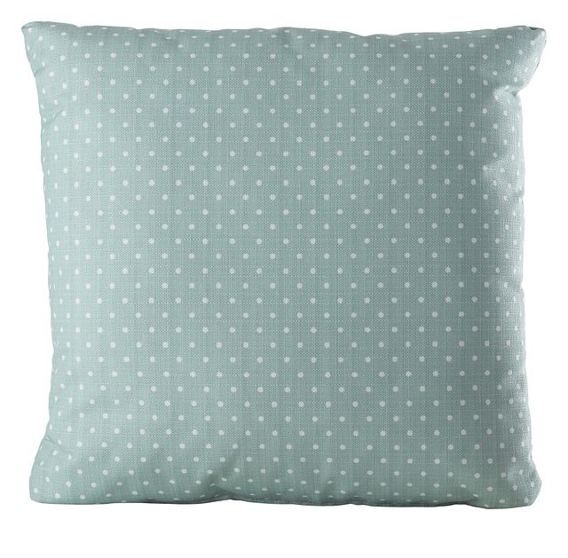 Dots Light Blue 20" Indoor/outdoor Accent Pillow