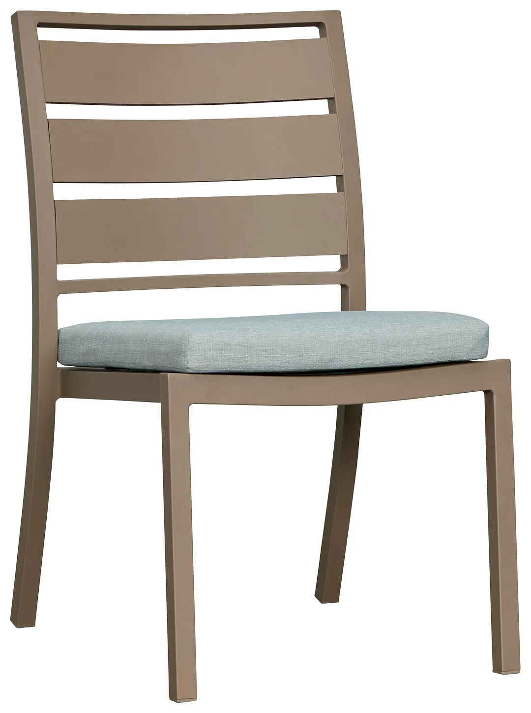 Raleigh Teal Aluminum Side Chair