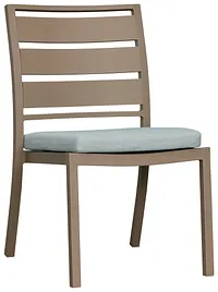 Raleigh Teal Aluminum Side Chair