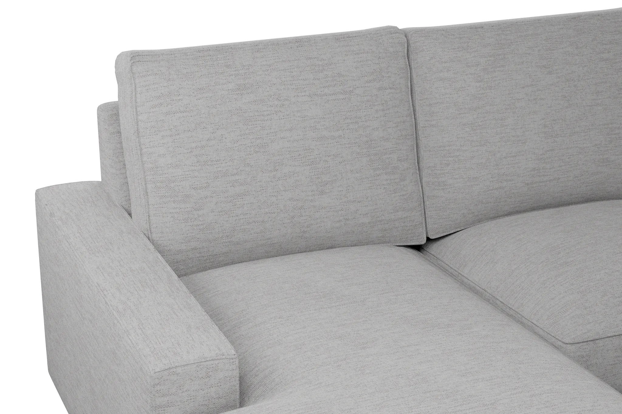 Edgewater Maguire Gray Medium Left Chaise Sectional