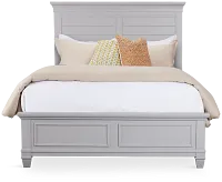 Cape Cod Gray Panel Bed