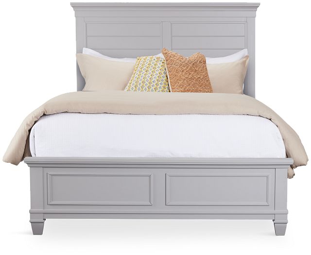 Cape Cod Gray Panel Bed