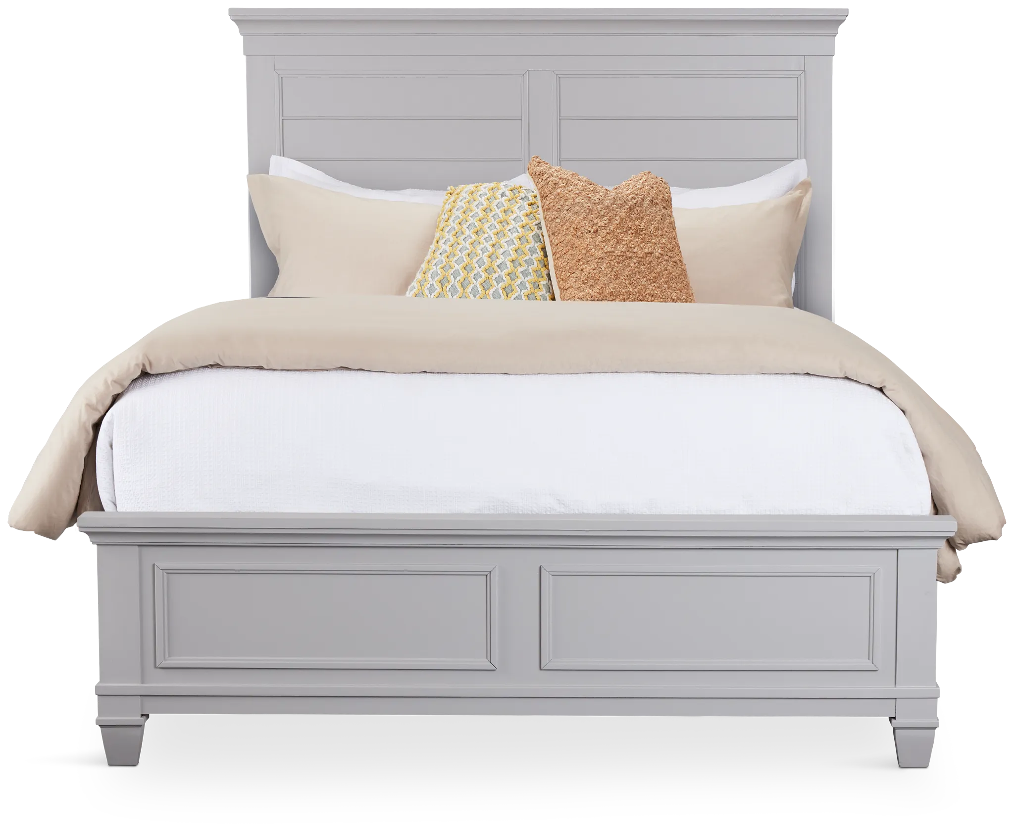 Cape Cod Gray Panel Bed