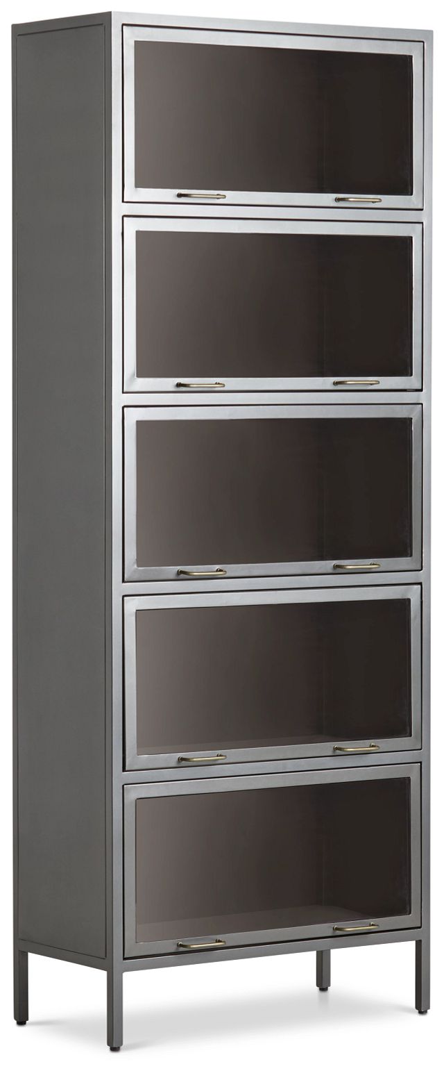 Aviva Dark Gray Bookcase