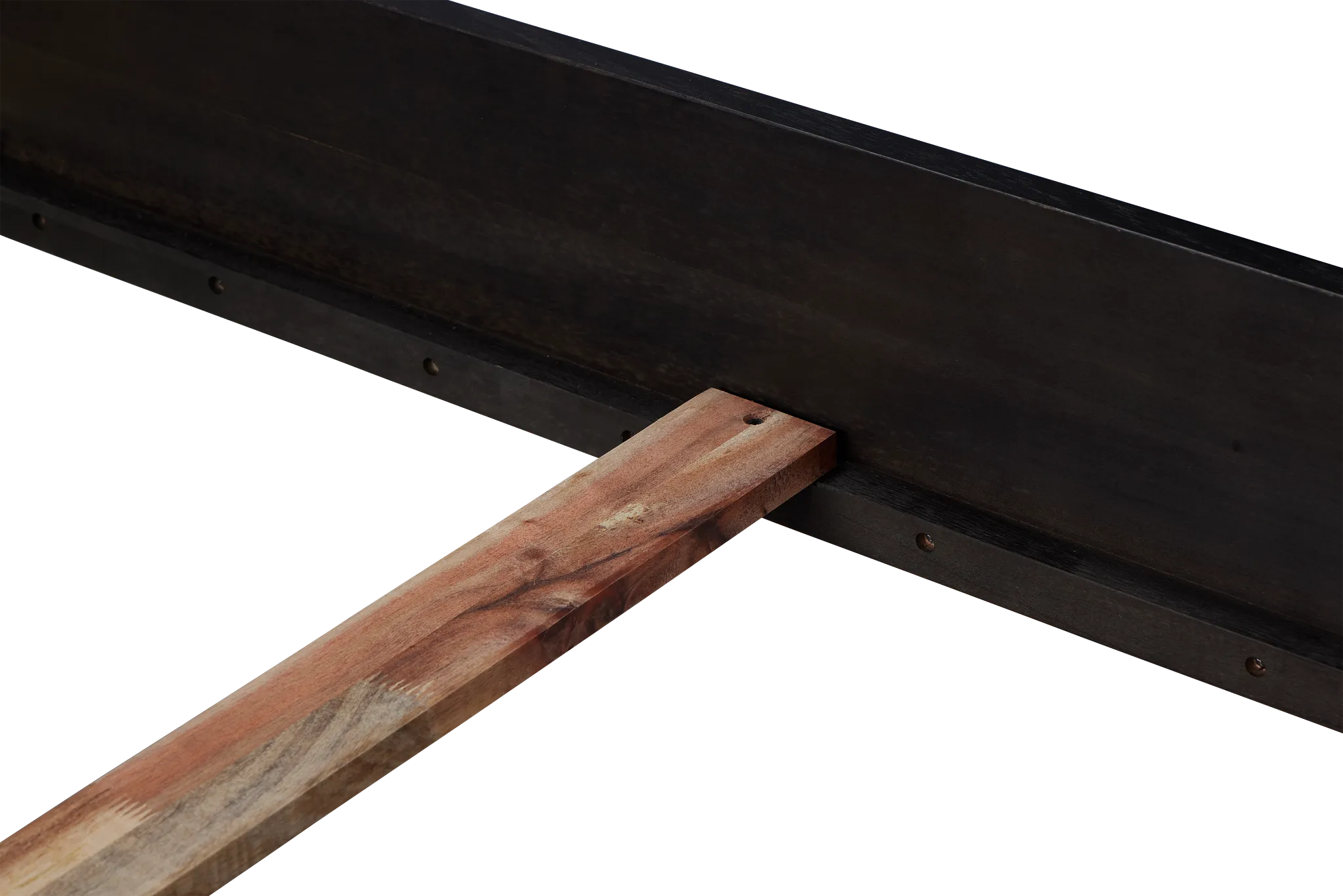 Venice Black Woven Panel Bed