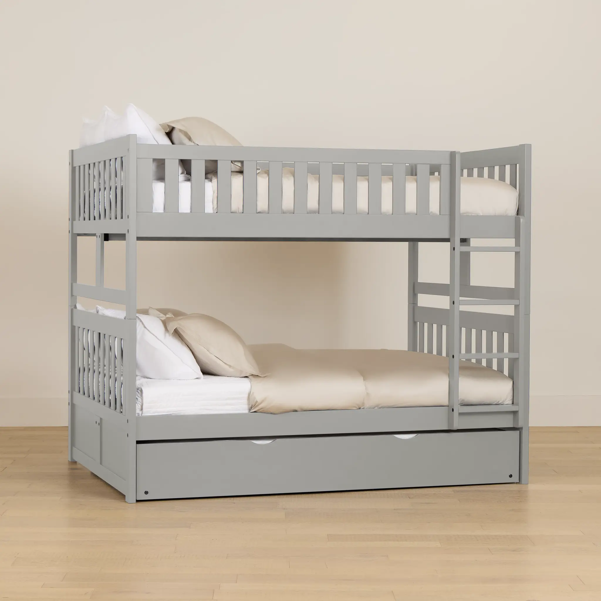 Charleston Gray Trundle Bunk Bed Charleston Gray Trundle Bunk Bed