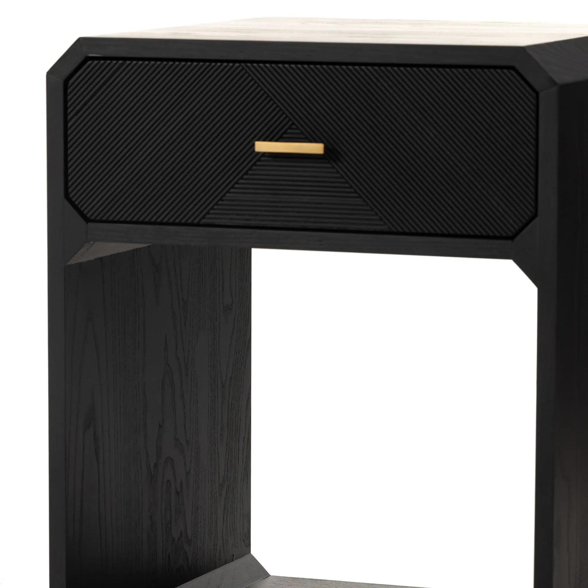 Four Hands Otie Black Nightstand