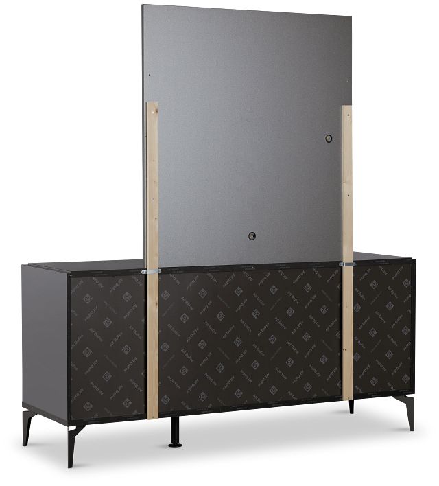 Oslo Gray Dresser & Mirror