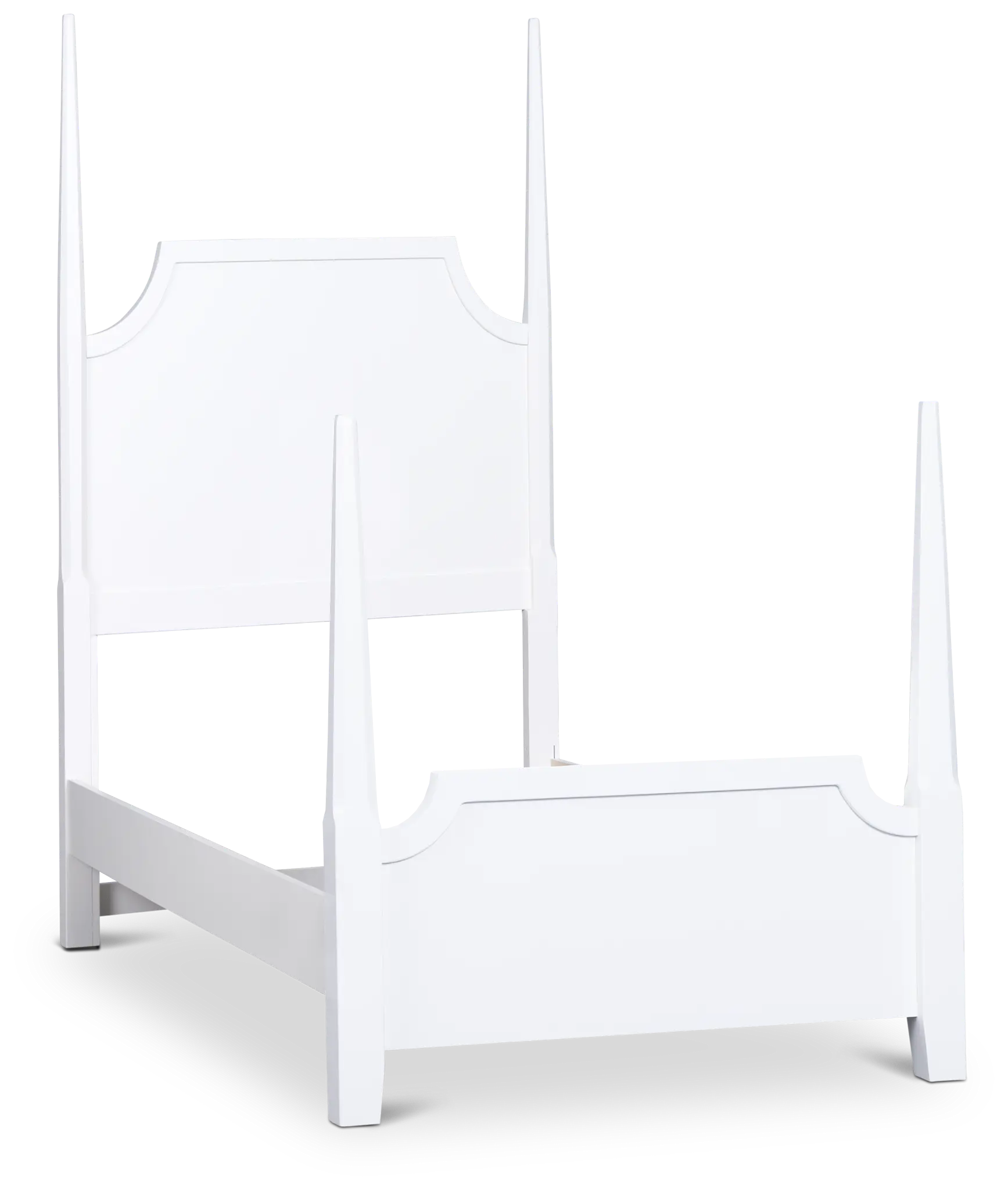 Carolina White Poster Bed Carolina White Poster Bed